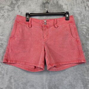 Levis 545 Shorts Womens 6 Pink Mid Rise Stretch Denim Casual Summer Y2K Cotton